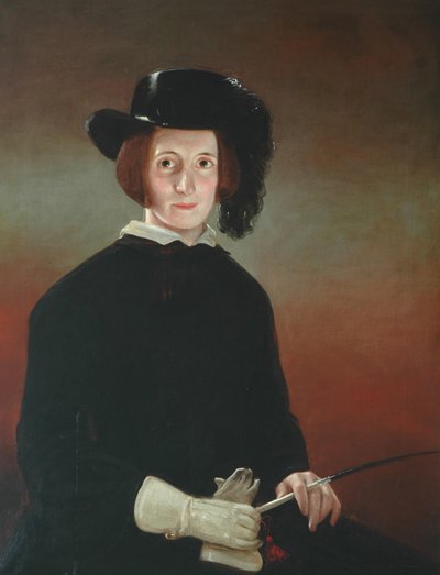 Woman in Riding Habit by English School